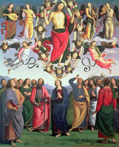 De Hemelvaart van Christus door Pietro Perugino